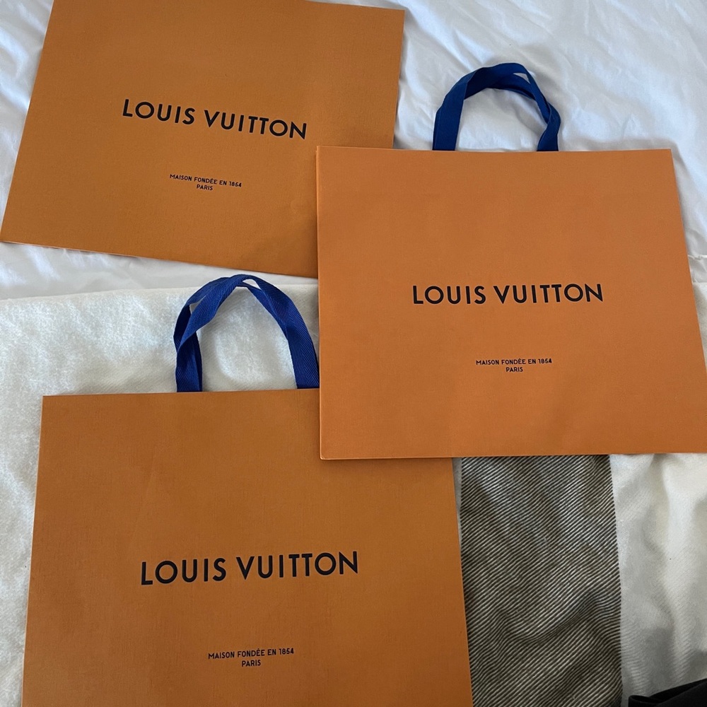 LV shopping bags